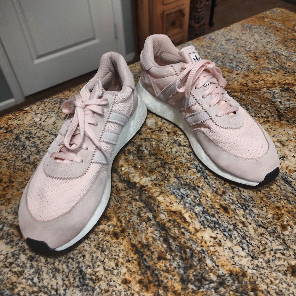 Adidas D96609 Pink Sneakers Size 10M Icey Pink